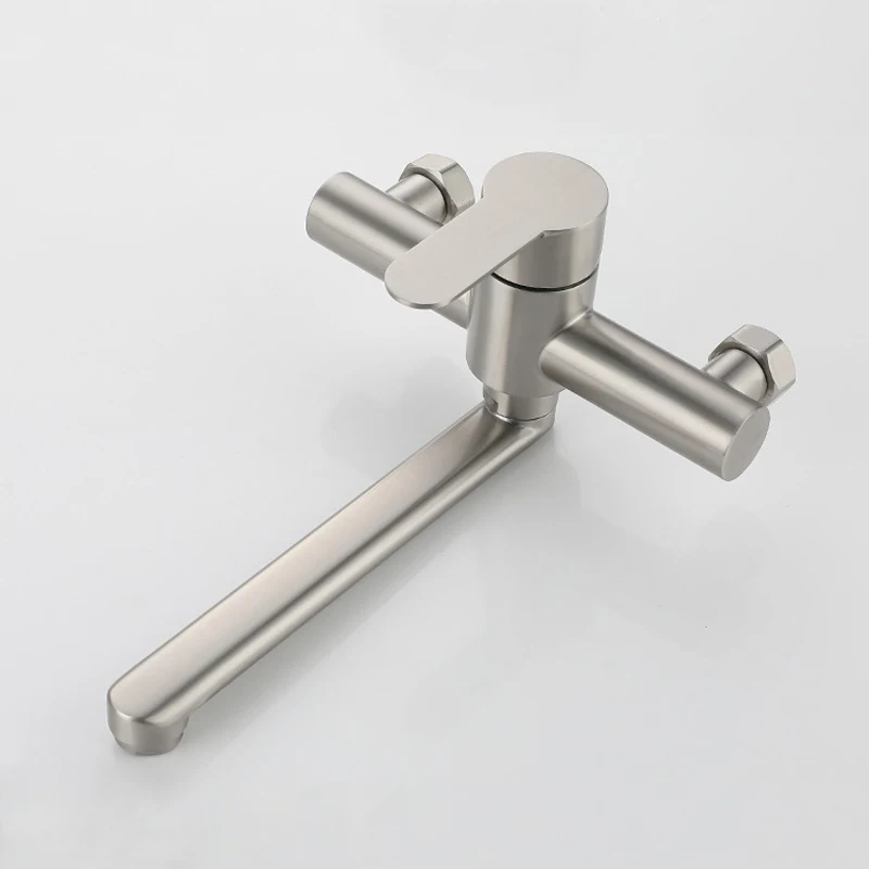 Basin Mixer Tap - Küchenarmatur, Wandmontierte Einhand-Mischbatterie, Drehbare Spüle-Wasserhahn für