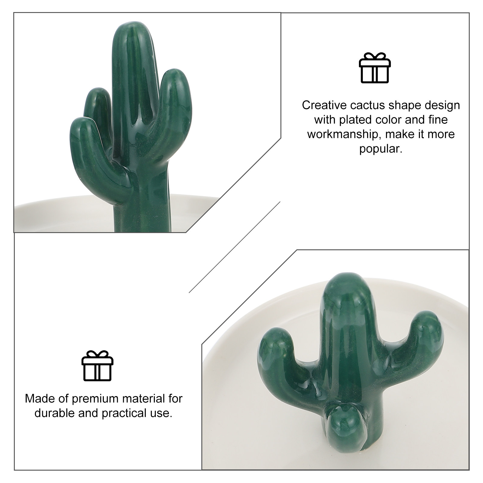 1 Stück Premium Keramik-Kaktus – Home Bathroom Organizer Bewertung und Preis