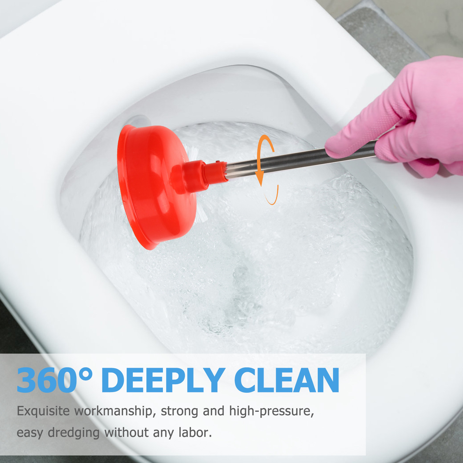 Effizienter Toilettenpumpe mit – Plunger Toilet Bewertung und Preis